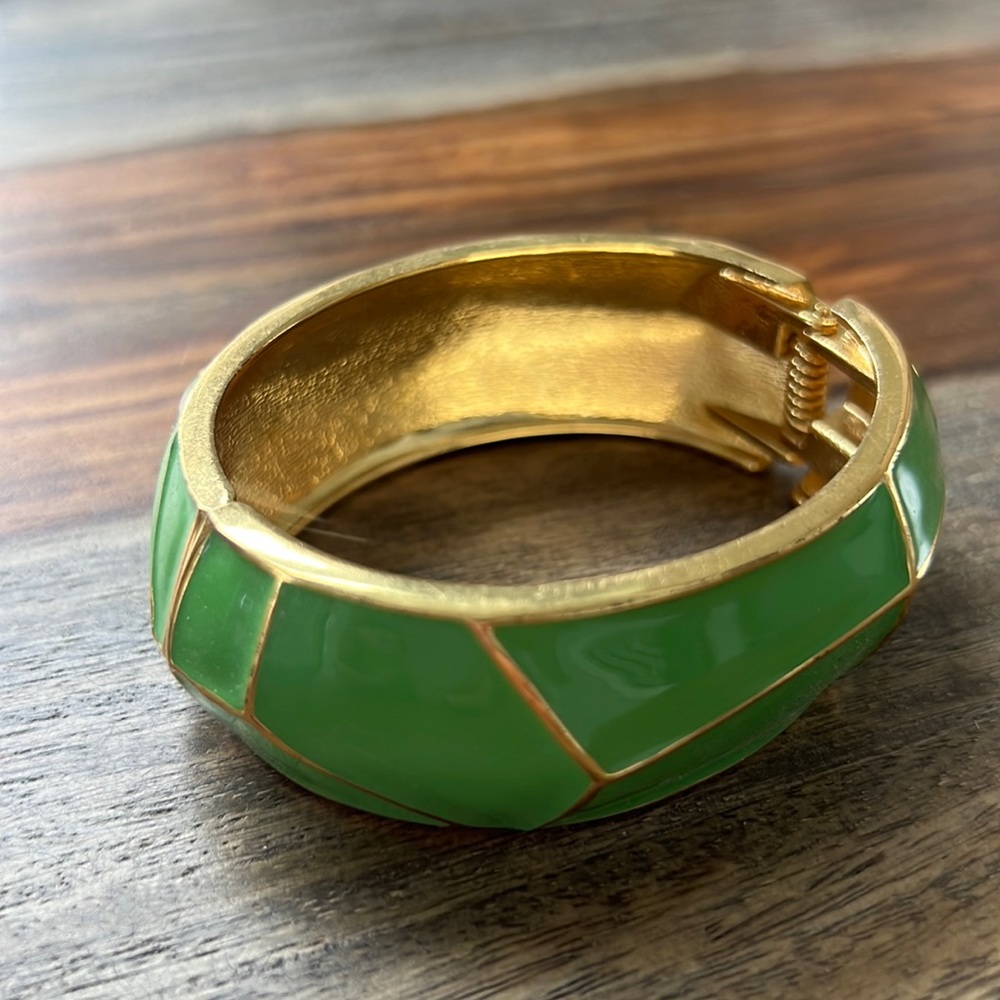 Green and Gold bracelet